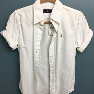 Short Sleeve Ralph Lauren button down shirt (NEW)